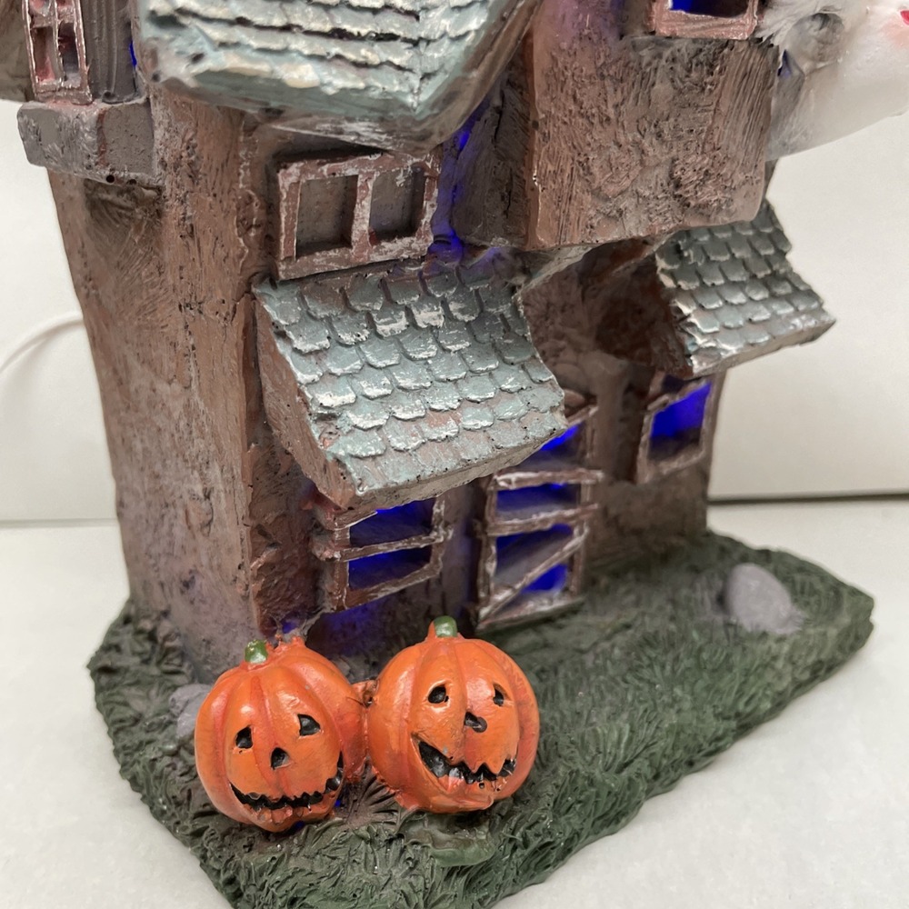 VINTAGE HALLOWEEN HOUSE LIGHT UP Color Changing DECORATION SPOOKY TESTED - Picture 11 of 16